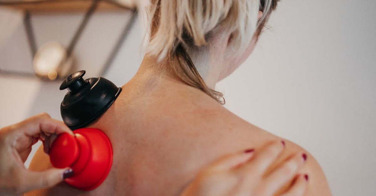 cupping on shoulder